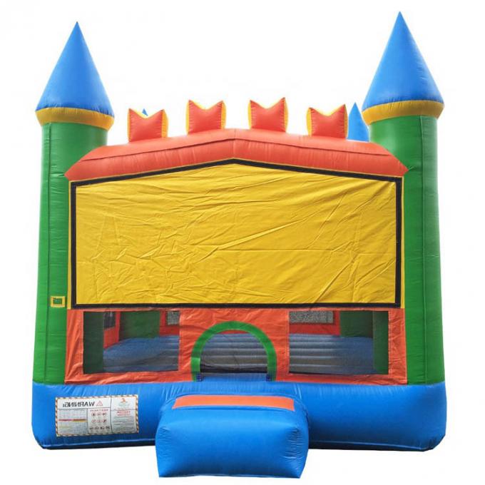Τέλεια διογκώσιμα παιχνίδια υπαίθριο αστείο προσαρμοσμένο έμβλημα Bouncy Castle