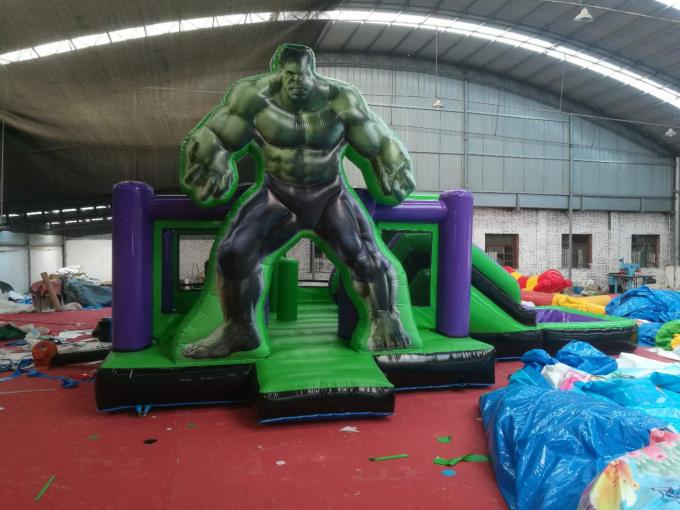 Αξιόπιστο ασφαλές διογκώσιμο Hulk διπλό ράψιμο σπιτιών αναπήδησης παντού