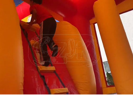 Commercial Inflatable Jumping Castle / Portable Bounce House And Slide