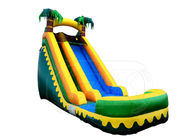 Commercial Inflatable Swimming Pool With Slide / Inflatable Water Slide Big Kids